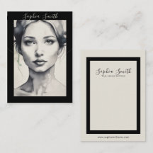 Illustration femelle Écouter la carte d'affichage