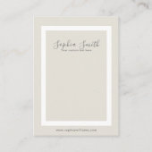 D'appel Illustration femelle Écouter la carte d'affichage (Dos)