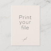 D'appel IMPRIMER VOTRE FICHIER : Carte de trading 2,5 x 3, (Dos)