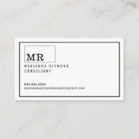interface moderne contact carte personnalisée cons