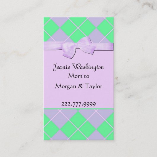 D'appel Jolie carte de maman (Devant)