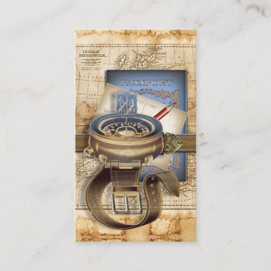 D'appel La carte sociale de profil de voyageur (Devant)