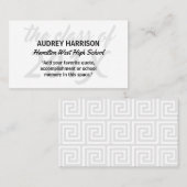 D'appel La dernière année de carte nominative d'obtention (Devant / Derrière)