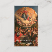 D'appel L'Assomption de la Sainte Carte de prière Vierge (Devant)