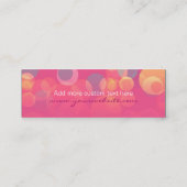 D'appel Le gauchisant bouillonne mini carte de contact (Dos)