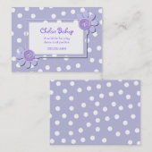 D'appel Le pois bleu et blanc de bigorneau joue la carte (Devant / Derrière)