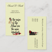 D'appel Les mamans sont le Carte de visite principal des i (Devant / Derrière)