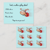 D'appel Libby la carte de date de jeu de coccinelle (Devant / Derrière)