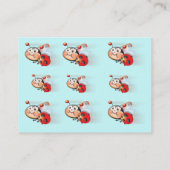 D'appel Libby la carte de date de jeu de coccinelle (Dos)