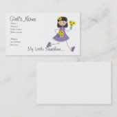 D'appel Ma peu de carte de maman de soleil (Devant / Derrière)