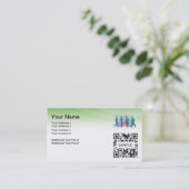 D'appel Marche d'étudiants de modèle de carte de visite (Debout devant)