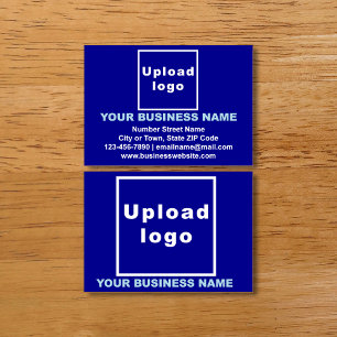 D'appel Marque d'affaires sur carte bleue