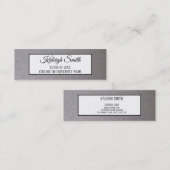 D'appel Métallic Argent blanc Graduation Insérer carte de  (Devant / Derrière)