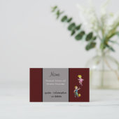 D'appel Modèle de carte de profil maman (Debout devant)