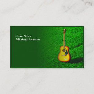 D'appel Modèle de carte d'industrie musicale de guitare