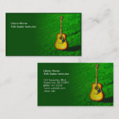 D'appel Modèle de carte d'industrie musicale de guitare (Devant / Derrière)