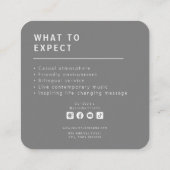 D'appel Modèle de carte d'invitation d'église (Dos)