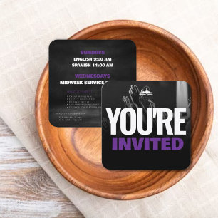D'appel Modèle de carte d'invitation pour événement d'égli