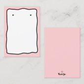 D'appel Modèle de trame de Wobble - Carte d'affichage d'or (Devant / Derrière)