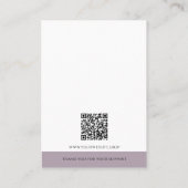 D'appel Mois de phase de la lune de Heather | Carte d'affi (Dos)