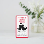 D'appel Mon animal de compagnie, Chien est la carte indivi (Debout devant)