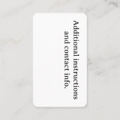 D'appel Mon animal de compagnie, Chien est la carte indivi (Dos)