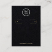 D'appel Noir Ajouter votre logo Hoop Écouter la carte d'af (Devant)