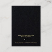 D'appel Noir Ajouter votre logo Hoop Écouter la carte d'af (Dos)