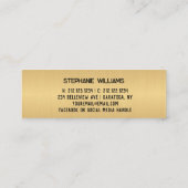 D'appel Nom de la graduation Carte Script moderne Insérer (Dos)