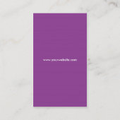 D'appel Oiseaux sur Branches Carte de visite (Dos)