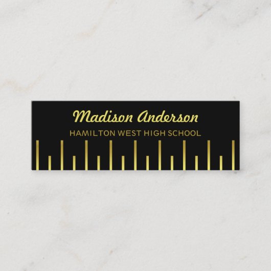 D'appel Or Deco d'insertion de dernière année de carte (Devant)