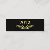 D'appel Or Deco d'insertion de dernière année de carte (Dos)