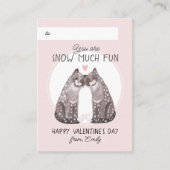 D'appel Pack de la carte de classe Leopards de neige de la (Devant)