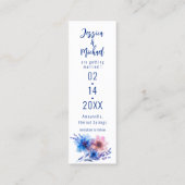 D'appel Pastel Whispers Meadow Signet Enregistrer la carte (Dos)