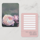 D'appel Peintres peints - Carte de visite (Devant / Derrière)