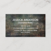 D'appel Police Joueuse Grunge foncé maman Jouer Carte Date (Dos)