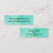 D'appel Prenez la ligne carte d'introduction (Devant / Derrière)