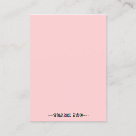 D'appel Rainbow Dash Frame Modèle - Carte d'affichage à or (Dos)