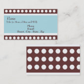 D'appel Rétro carte de maman de points (Devant / Derrière)