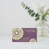 D'appel Rétro carte de visite de maman de fleurs (Debout devant)