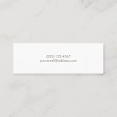D'appel Simple Elegant Gold Stars Carte mère (Dos)