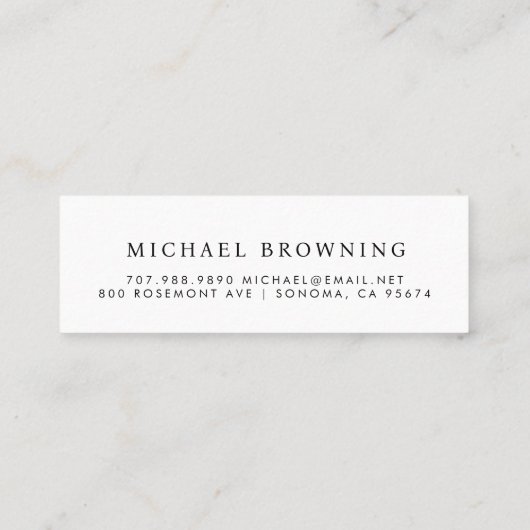 D'appel Simple Modernisation - Nom de la carte Insertion (Dos)