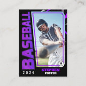 D'appel Statistiques de carte de commerce de joueur de bas (Devant)