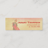 D'appel Surfer allé ! Carte d'affaires/contact (Dos)