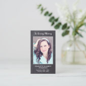 D'appel Sympathie funéraire Carte de prière commémorative (Debout devant)