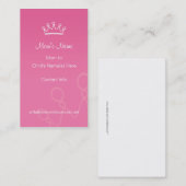 D'appel Télécarte de maman - carte rose de profil de (Devant / Derrière)