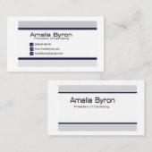 D'appel Un carte de visite. (Devant / Derrière)