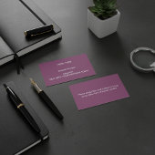 D'appel UNE ÉTREINTE Carte de visite