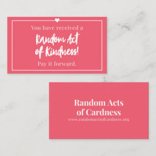 D'appel Vous avez reçu une carte d'acte de gentillesse al