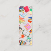 D'appel Whimsical Book Lovers carte Signet (Dos)